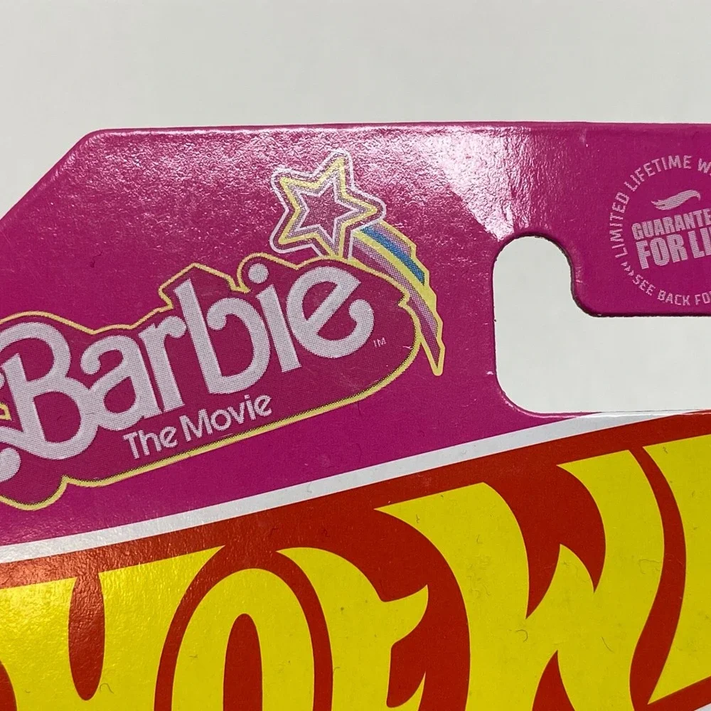 Hot Wheels cardboard card